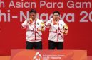Atlet raih medali di Aian Para Games (foto. kemenpora)