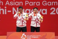 Atlet raih medali di Aian Para Games (foto. kemenpora)