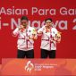 Atlet raih medali di Aian Para Games (foto. kemenpora)