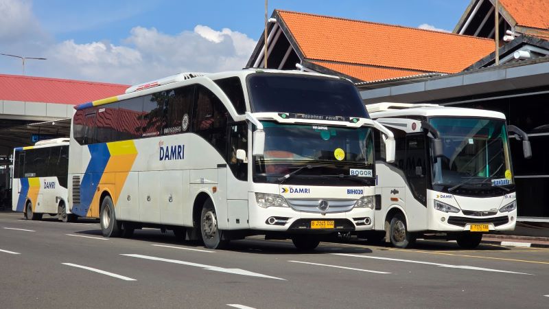 Bus DAMRI di Bandara Soeakrno Hatta (foto. ist)