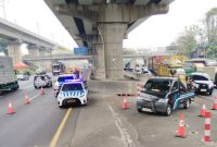 Contraflow di Ruas Jalan Tol Jakarta–Cikampek (foto. jasa marga)