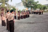 Gerakan Pramuka MA Khomsani Nur Klanting (foto. atz)