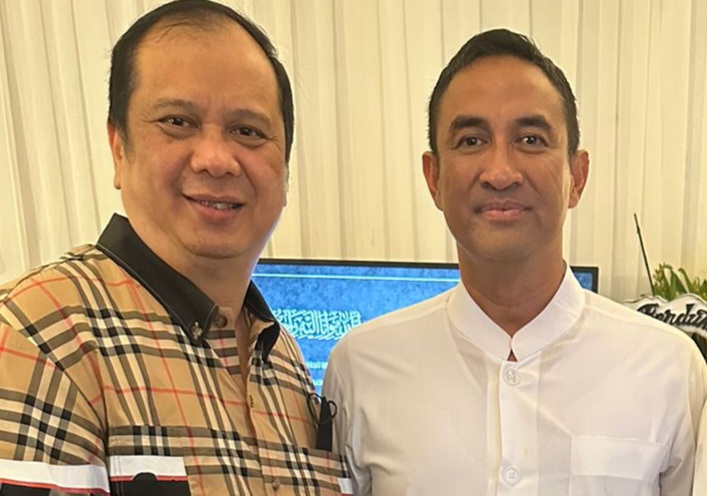 


Ketua Umum Himpunan Putra-Putri Keluarga Angkatan Darat (HIPAKAD) Haryara Tambunan  dan Jenderal Pol Suyudi Ario Bayu. (foto. ist)
