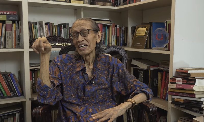 Sejarawan Anhar Gonggong. (Tangkapan layar)