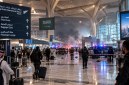 Ilustrasi Bandara Internasional King Khalid di Riyadh (ilustrasi dibikin ai)