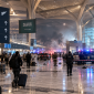Ilustrasi Bandara Internasional King Khalid di Riyadh (ilustrasi dibikin ai)