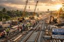 Ilustrasi pembangunan trem listrik yang menghubungkan Bandara Internasional I Gusti Ngurah Rai hingga Canggu (ilustrasi dibikin ai)