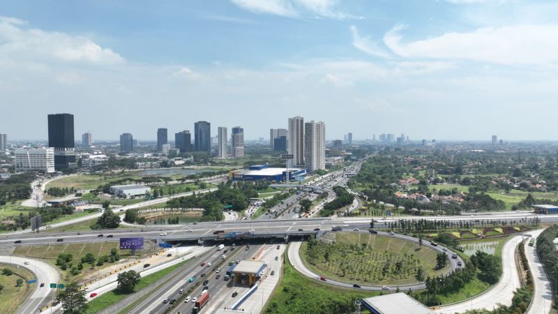 Jalan tol yang telah dibangun (dok. jasa marga)