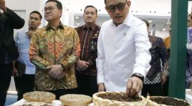 Menteri Perdagangan Republik Indonesia dan Kepala Badan Karantina Indonesia dalam acara Trade Expo Indonesia di ICE BSD, Tangerang (foto. baratin)