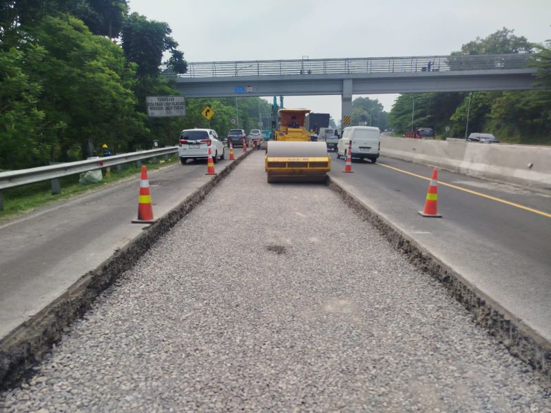 Pekerjaan Ruas Tol Jagorawi (foto. jasa marga)