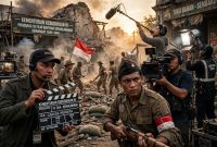 Susana syuting film produksi Kementerian Kebudayaan (ilustrasi dibikin ai - rentak.id)