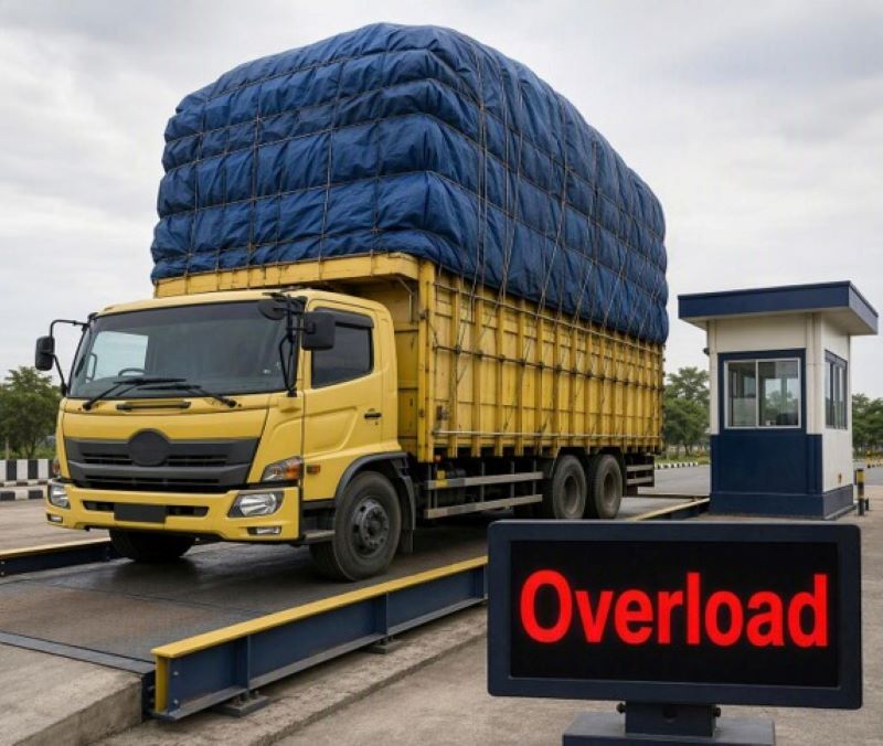 Truk yang over load (foto. ist)