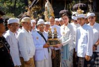 Upacara Tawur Agung Manca Wali Krama di kawasan Batur. (foto.ist)