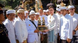 Upacara Tawur Agung Manca Wali Krama di kawasan Batur. (foto.ist)