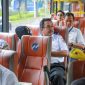 Wakil Gubernur Jakarta Rano Karno di Bus Transjakarta (foto. ist)