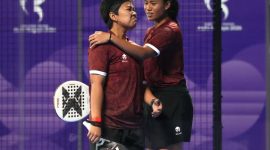 ganda putri padel Indonesia, Fadona Kusumawati dan Fitriani Sabatini (foto. kemenpora)