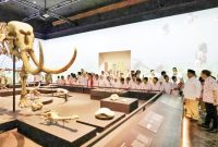 Presiden Prabowo Subianto pada peringatan hari museum nasional (foto. kemenud)